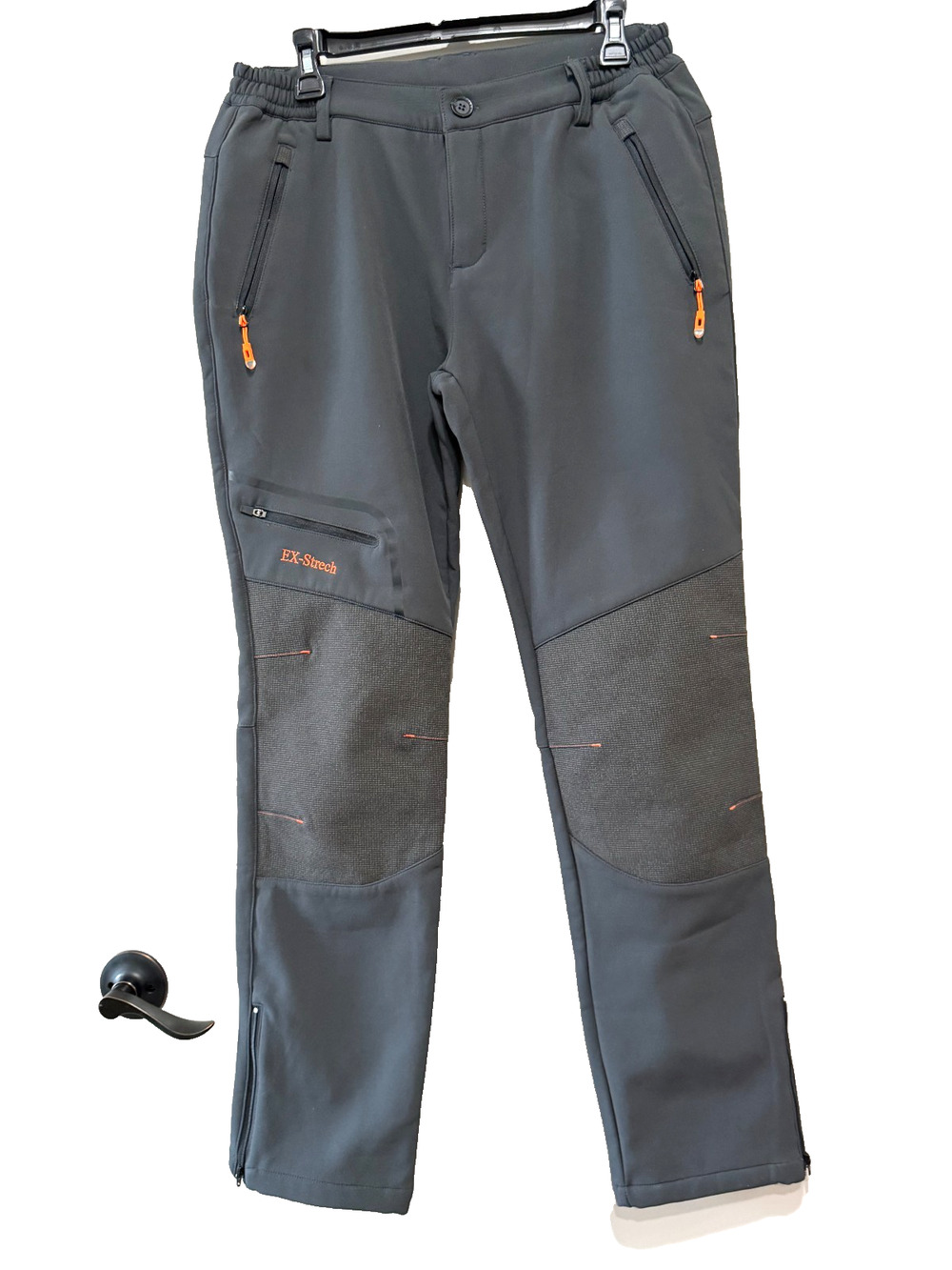 Postropaky Outdoor Snow Ski Pants Womens Gray Waterproof Hiking Insulated Sz-8